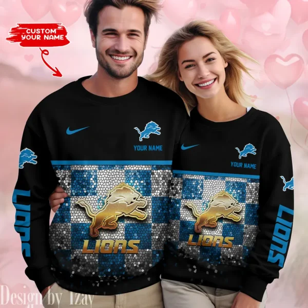 Detroit Lions Valentine Gift Sweatshirt BGRSW394