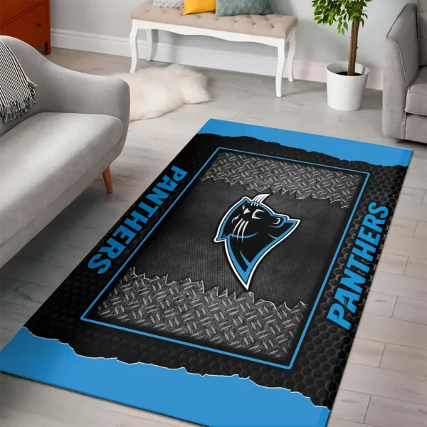 Carolina Panthers Rectangle Rug BGRERUG369