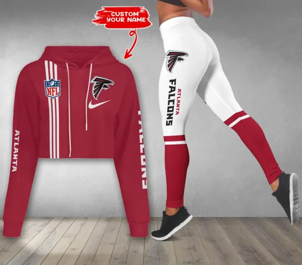 Atlanta Falcons Personalized Combo Croptop Hoodie And Leggings AZLG631+AZHLTT631