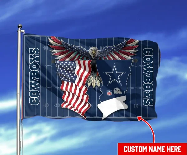 Dallas Cowboys Flag Double Sided Printed BGFLAG646