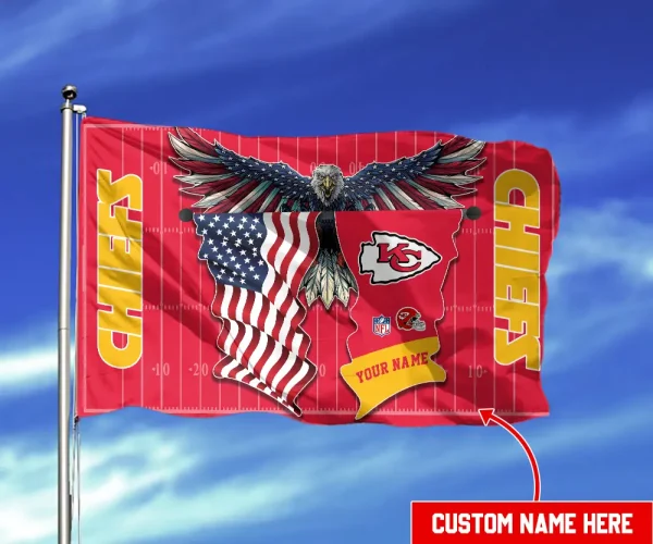 Kansas City Chiefs Flag Double Sided Printed BGFLAG653