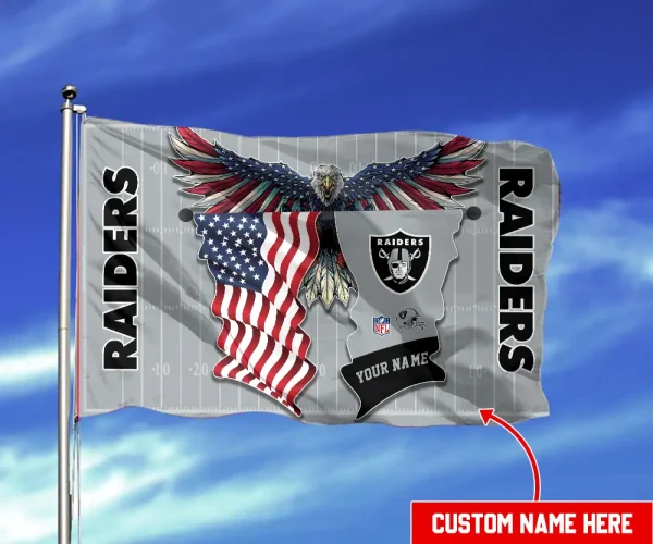 Las Vegas Raiders Flag Double Sided Printed BGFLAG654