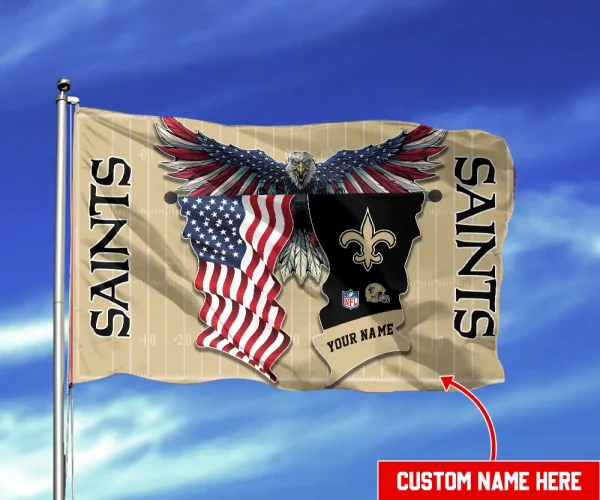 New Orleans Saints Flag Double Sided Printed BGFLAG660
