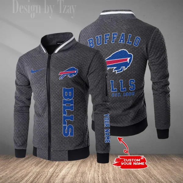 Buffalo Bills Mens Lightweight Casual Bomber Jacket 2025 SPTLCBJ004