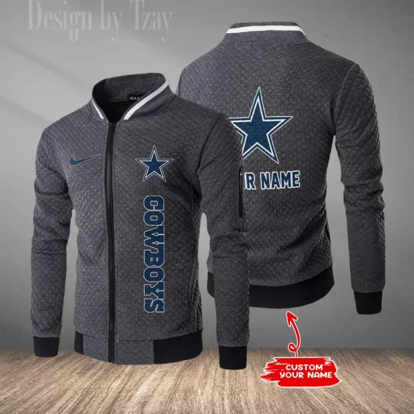Dallas Cowboys Mens Lightweight Casual Bomber Jacket 2025 SPTLCBJ009 - Image 3