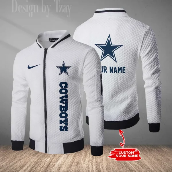 Dallas Cowboys Mens Lightweight Casual Bomber Jacket 2025 SPTLCBJ009 - Image 4