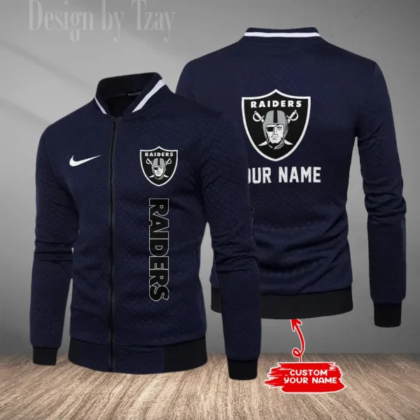Las Vegas Raiders Mens Lightweight Casual Bomber Jacket 2025 SPTLCBJ017 - Image 5
