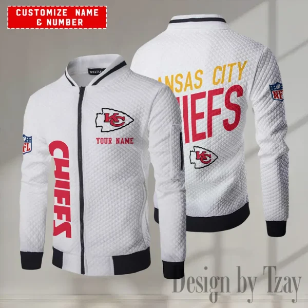Kansas City Chiefs NFL Mens Lightweight Casual Bomber Jacket 2025 SPTLCBJ051