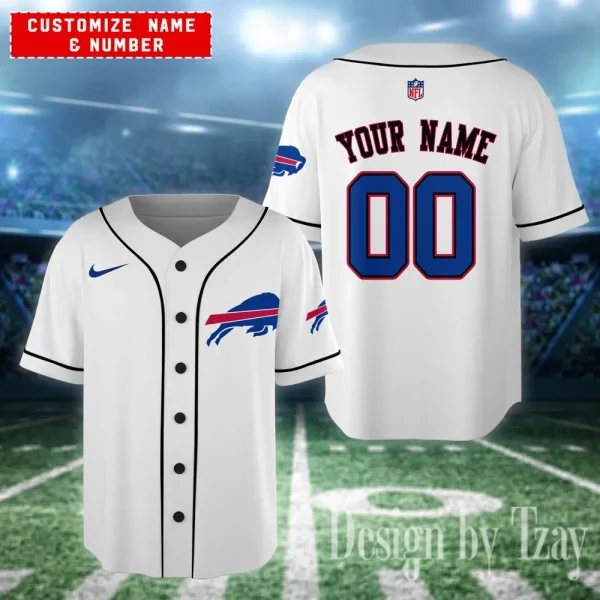 Buffalo Bills Casual Button Baseball Shirt Trending2025 AZCBJS594