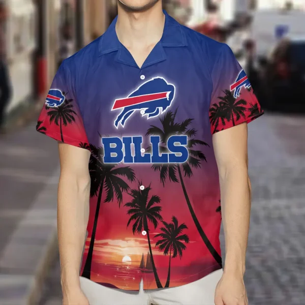 Buffalo Bills Hawaiian Shirt Trending Classic Color Contrast AZHWS697