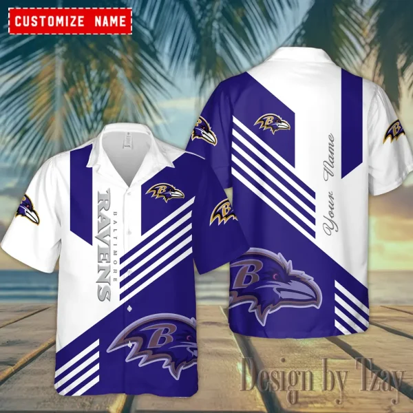 Baltimore Ravens Summer Hawaiian Shirt Trending 2025 AZHWS703