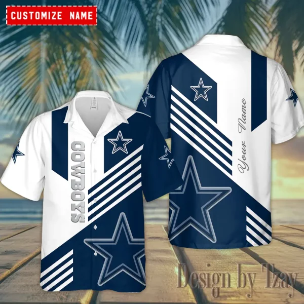 Dallas Cowboys Summer Hawaiian Shirt Trending 2025 AZHWS741