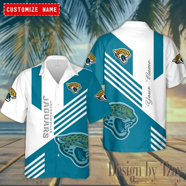 Jacksonville Jaguars Summer Hawaiian Shirt Trending 2025 AZHWS747