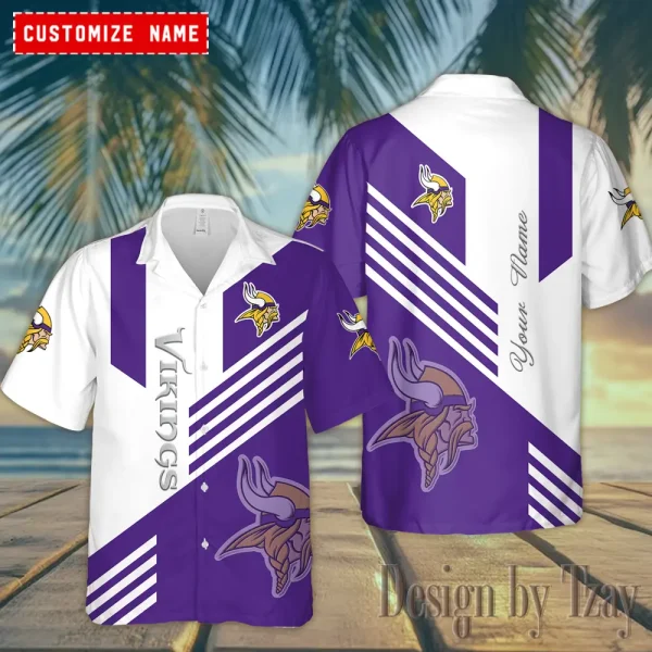 Minnesota Vikings Summer Hawaiian Shirt Trending 2025 AZHWS753