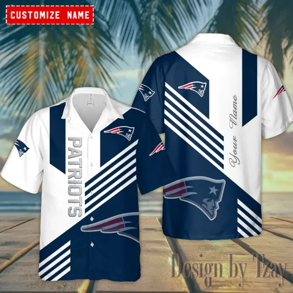 New England Patriots Summer Hawaiian Shirt Trending 2025 AZHWS754