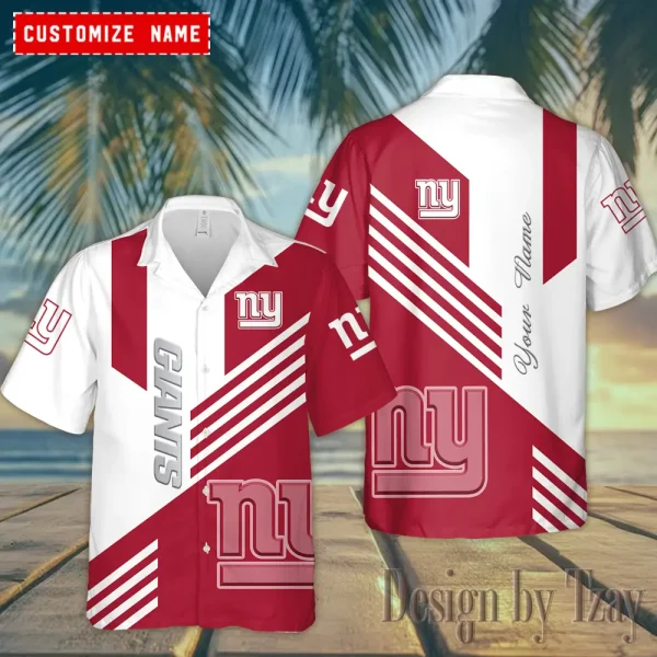 New York Giants Summer Hawaiian Shirt Trending 2025 AZHWS756