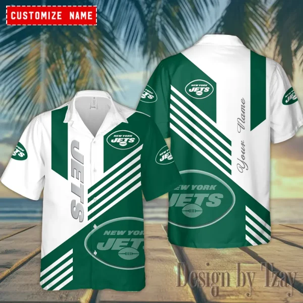 New York Jets Summer Hawaiian Shirt Trending 2025 AZHWS757