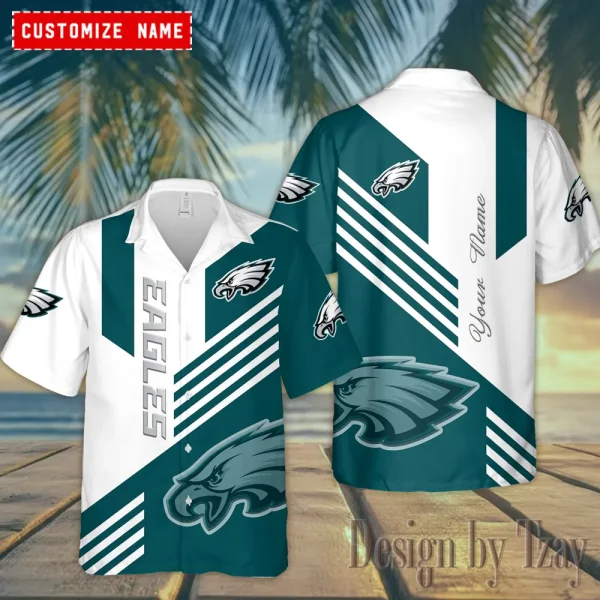 Philadelphia Eagles Summer Hawaiian Shirt Trending 2025 AZHWS758