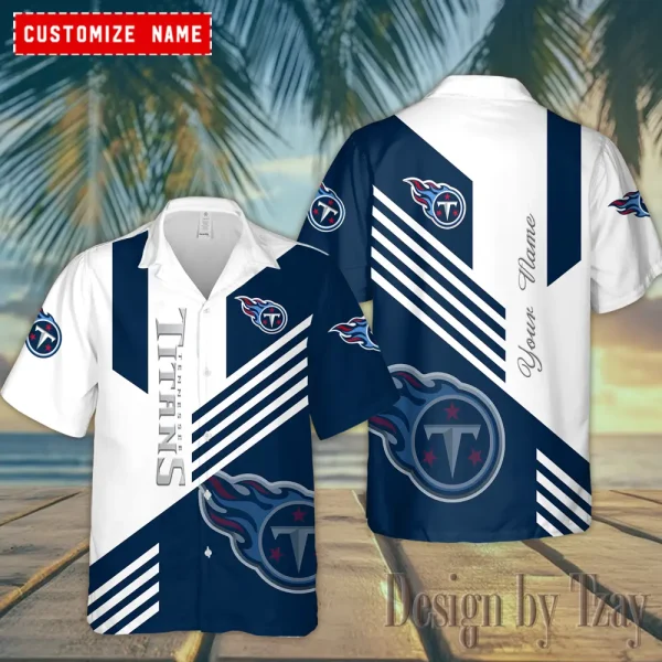 Tennessee Titans Summer Hawaiian Shirt Trending 2025 AZHWS763