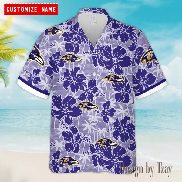 Baltimore Ravens Summer Hawaiian Shirt Trending 2025 AZHWS767