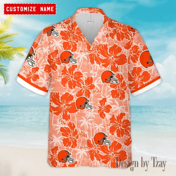 Cleveland Browns Summer Hawaiian Shirt Trending 2025 AZHWS772