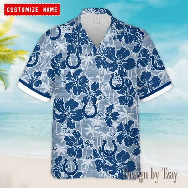 Indianapolis Colts Summer Hawaiian Shirt Trending 2025 AZHWS778