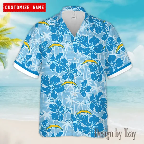 Los Angeles Chargers Summer Hawaiian Shirt Trending 2025 AZHWS782