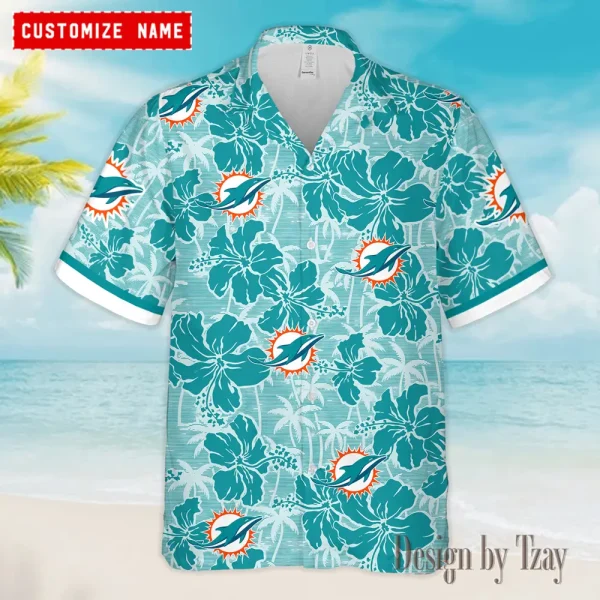 Miami Dolphins Summer Hawaiian Shirt Trending 2025 AZHWS784