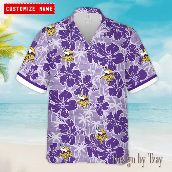 Minnesota Vikings Summer Hawaiian Shirt Trending 2025 AZHWS785