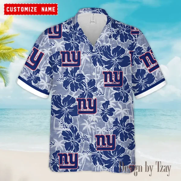 New York Giants Summer Hawaiian Shirt Trending 2025 AZHWS788