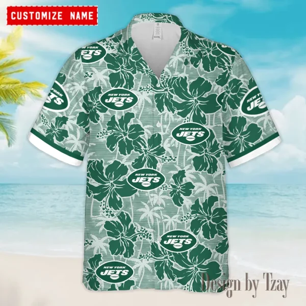 New York Jets Summer Hawaiian Shirt Trending 2025 AZHWS789