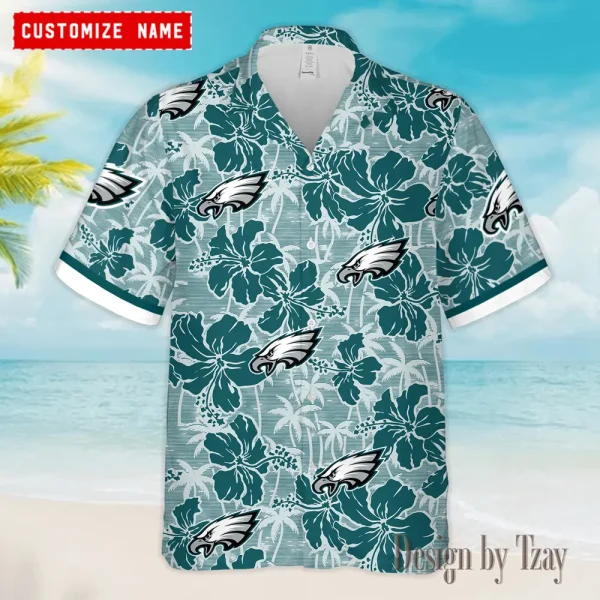 Philadelphia Eagles Summer Hawaiian Shirt Trending 2025 AZHWS790