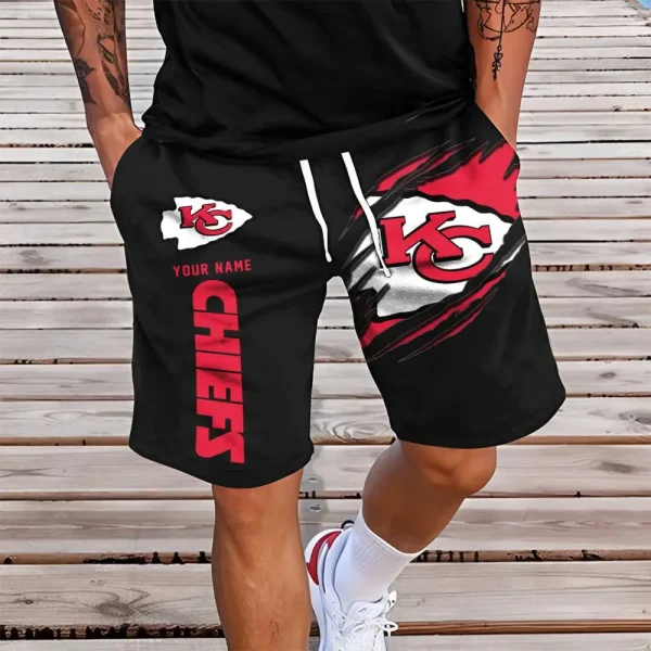 Kansas City Chiefs Men Black Short Pants BGSHORT105