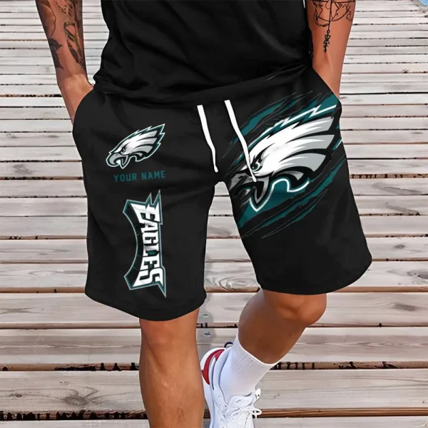 Philadelphia Eagles Men Black Short Pants BGSHORT108