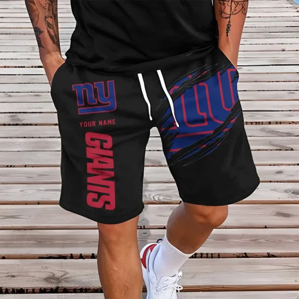 New York Giants Men Black Short Pants BGSHORT109