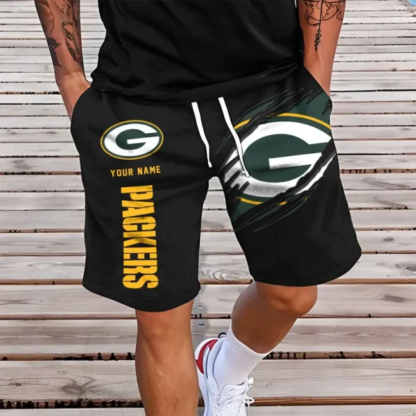 Green Bay Packers Men Black Short Pants BGSHORT112