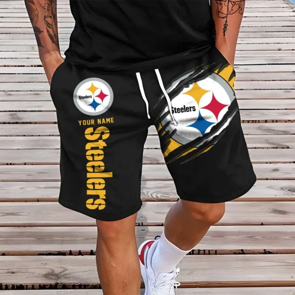 Pittsburgh Steelers Men Black Short Pants BGSHORT116