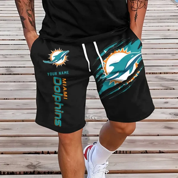 Miami Dolphins Men Black Short Pants BGSHORT118