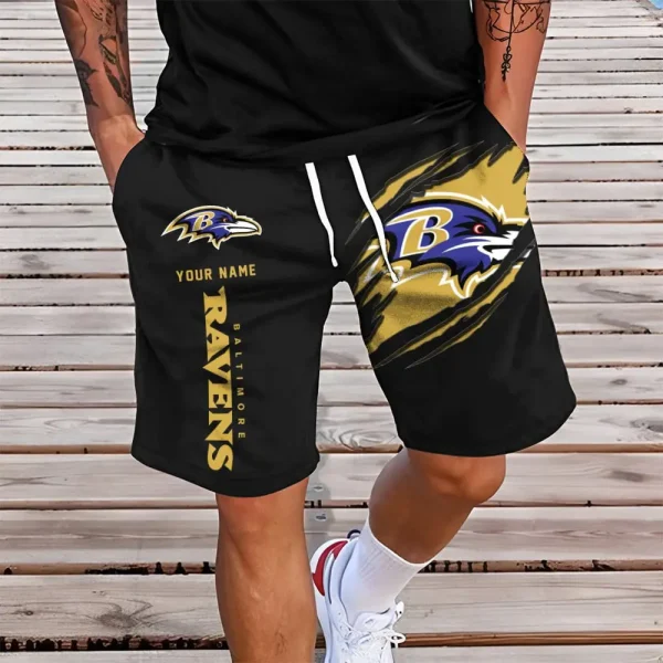 Baltimore Ravens Men Black Short Pants BGSHORT122