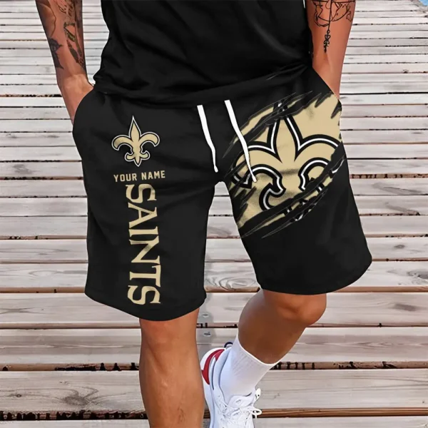 New Orleans Saints Men Black Short Pants BGSHORT124