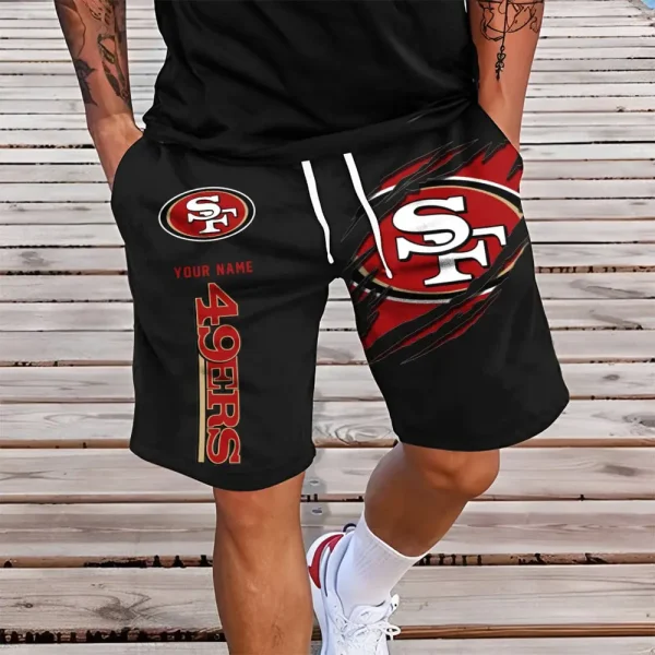 San Francisco 49ers Men Black Short Pants BGSHORT126