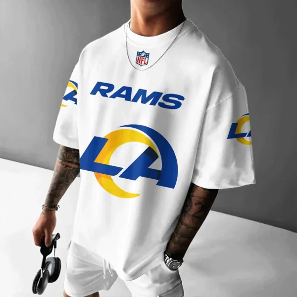 Los Angeles Rams White Special T-shirt New Custom Name Gift For Fans AZTS961 - Image 2