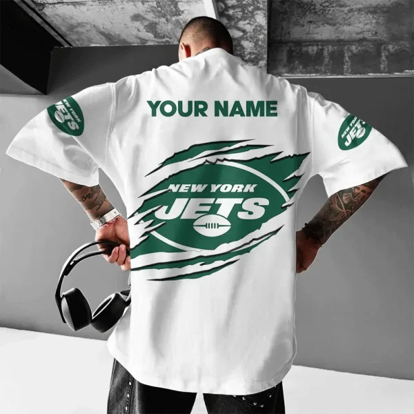 New York Jets White Special T-shirt New Custom Name Gift For AZTS962AZTS961