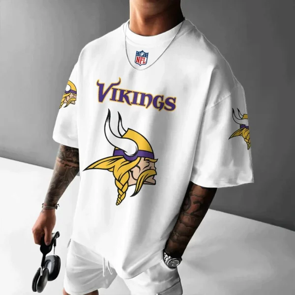 Minnesota Vikings White Special T-shirt New Custom Name Gift For AZTS963 - Image 2