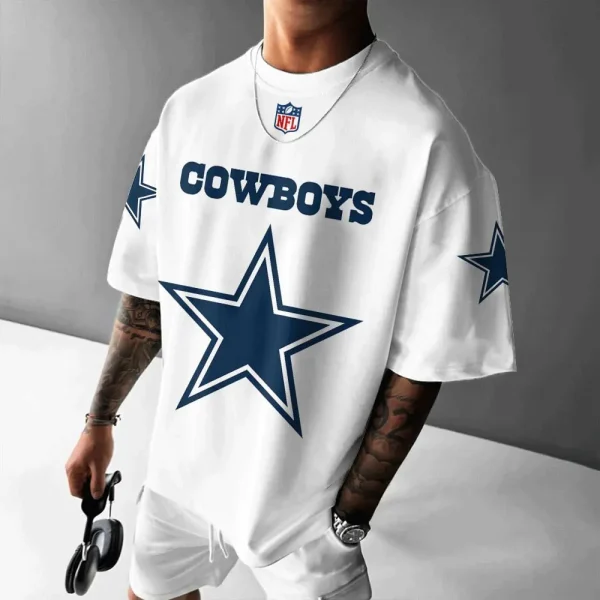 Dallas Cowboys White Special T-shirt New Custom Name Gift For AZTS964 - Image 2