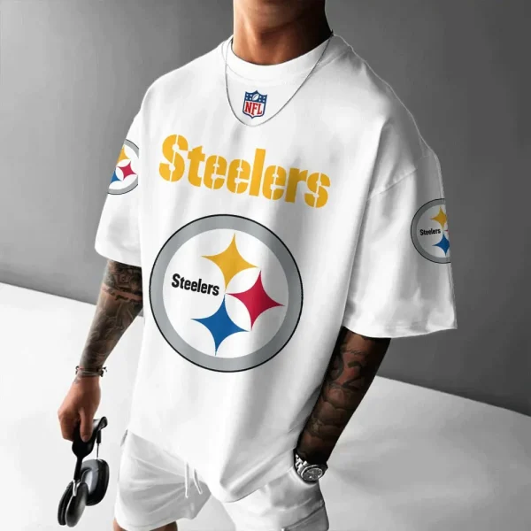 Pittsburgh Steelers White Special T-shirt New Custom Name Gift For AZTS965 - Image 2