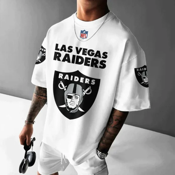 Las Vegas Raiders White Special T-shirt New Custom Name Gift For AZTS966 - Image 2