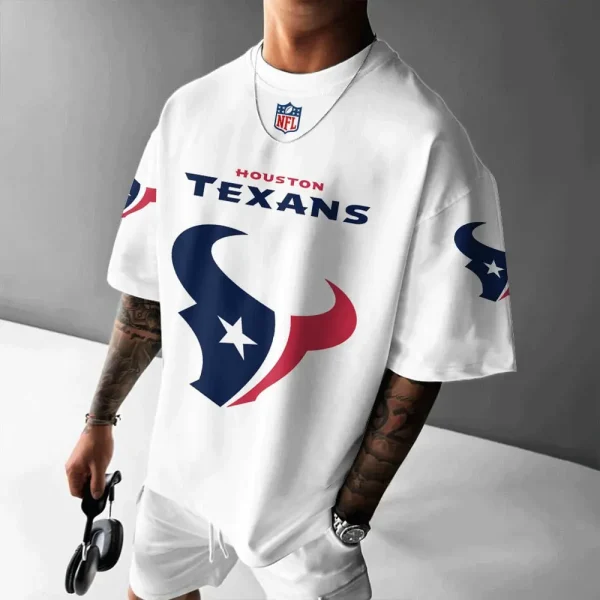 Houston Texans White Special T-shirt New Custom Name Gift For AZTS968 - Image 2