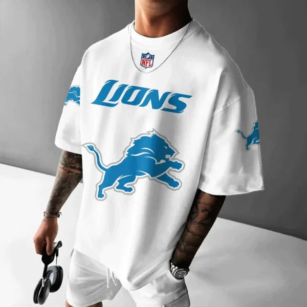 Detroit Lions White Special T-shirt New Custom Name Gift For AZTS969 - Image 2