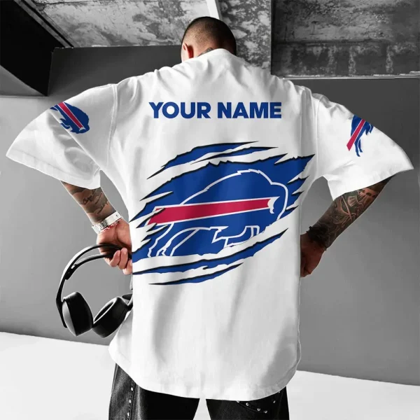 Buffalo Bills White Special T-shirt New Custom Name Gift For AZTS970